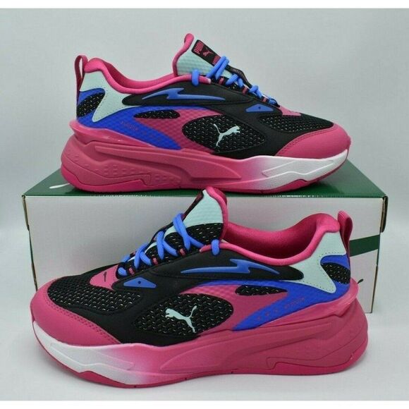 Puma RS Womens Size 8 Fast Surveillance Purple Black Shoes Sneakers 384329 01